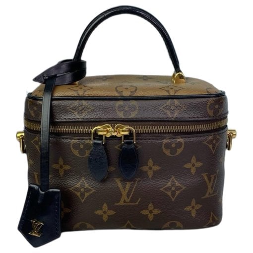 Vanity leather handbag