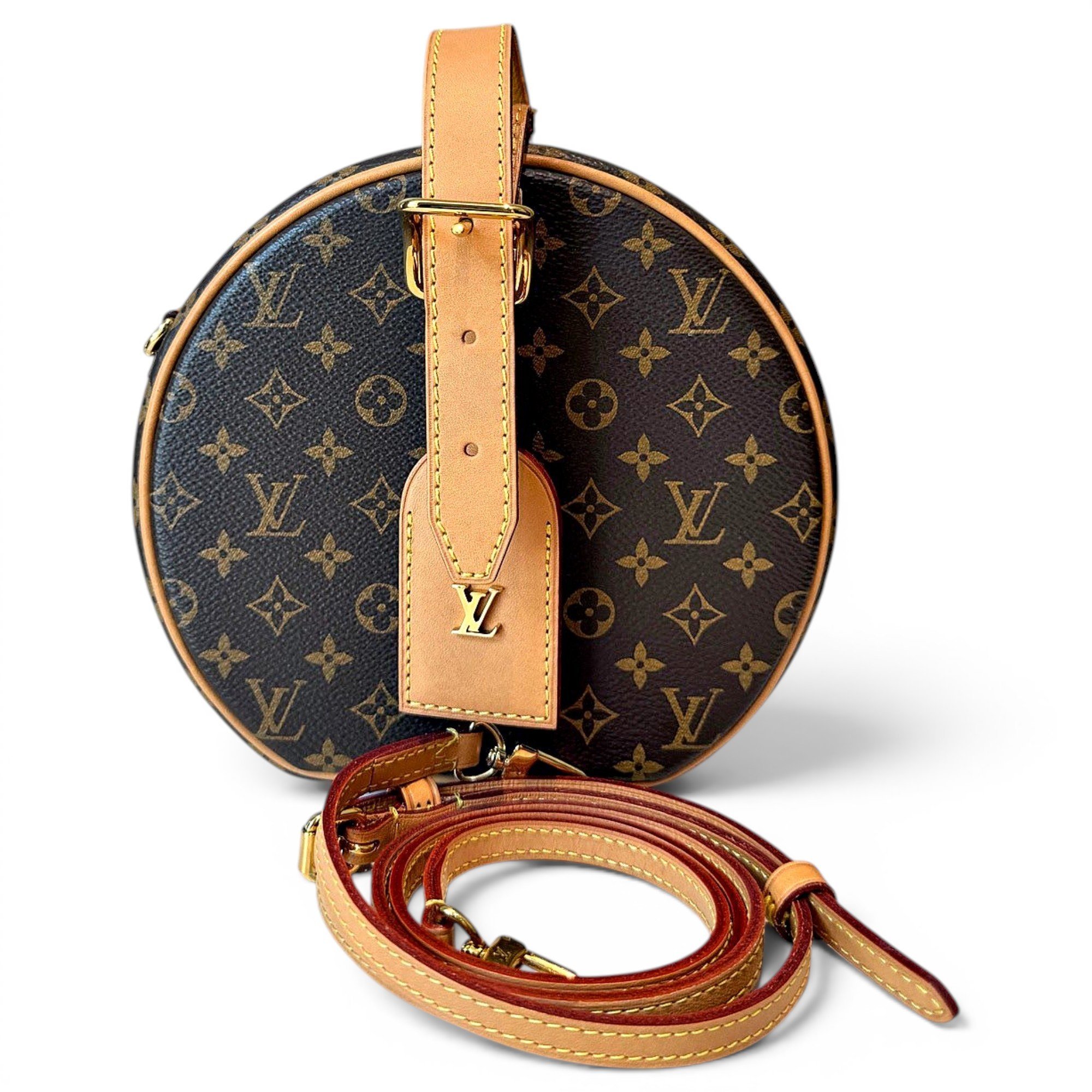 Boîte chapeau souple leather crossbody bag