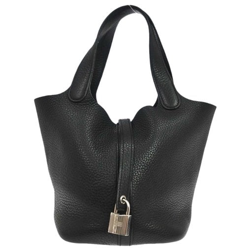 Picotin leather handbag