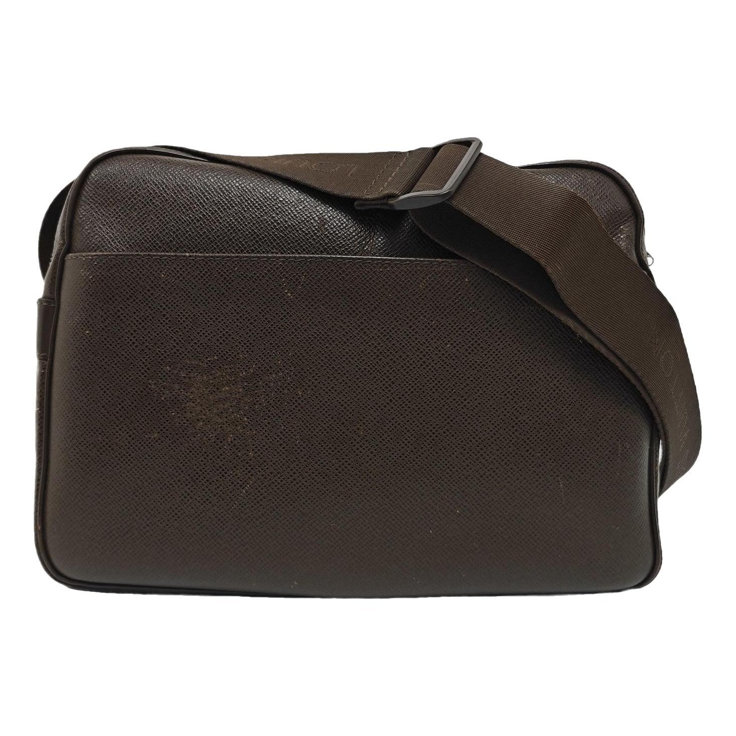Reporter leather handbag