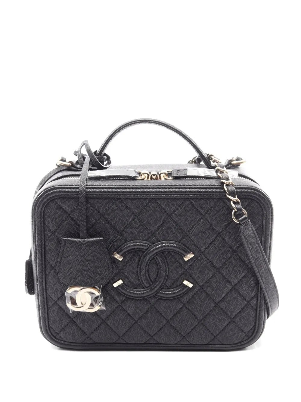 2019 CC Filigree Vanity two-way handbag
