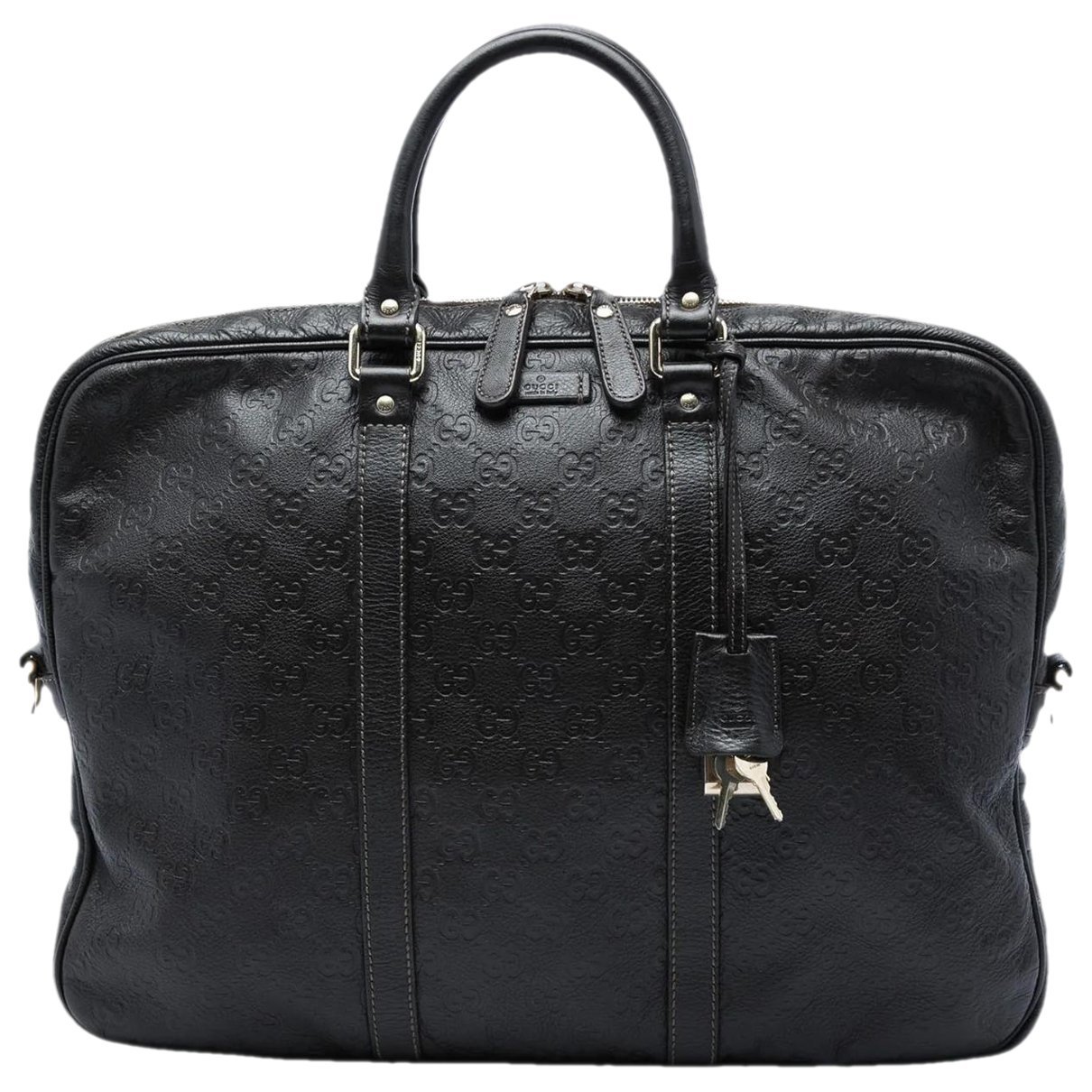 Gucci B leather bag