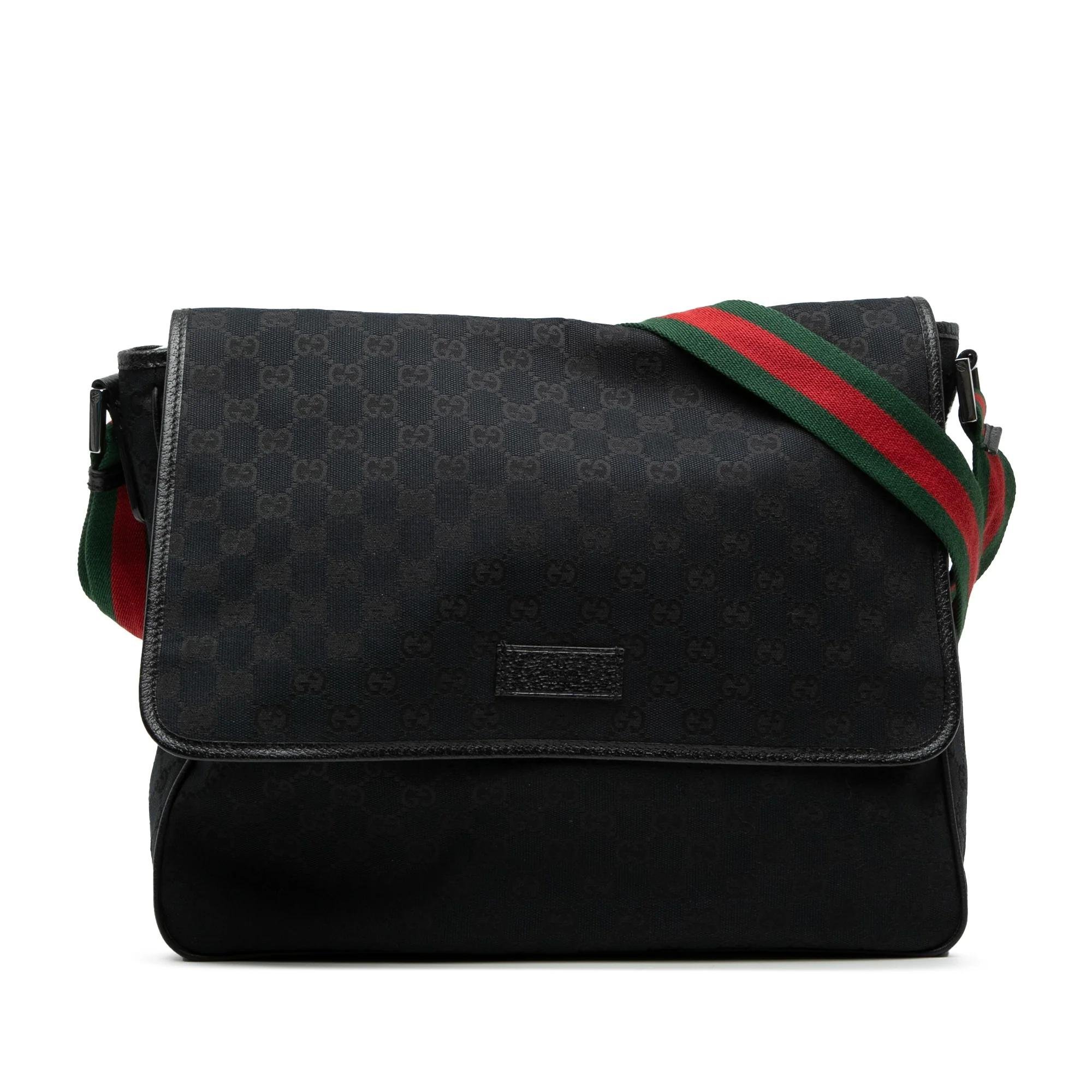 Gucci B leather crossbody bag