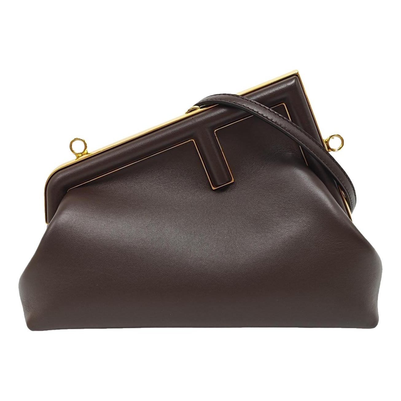 First leather crossbody bag