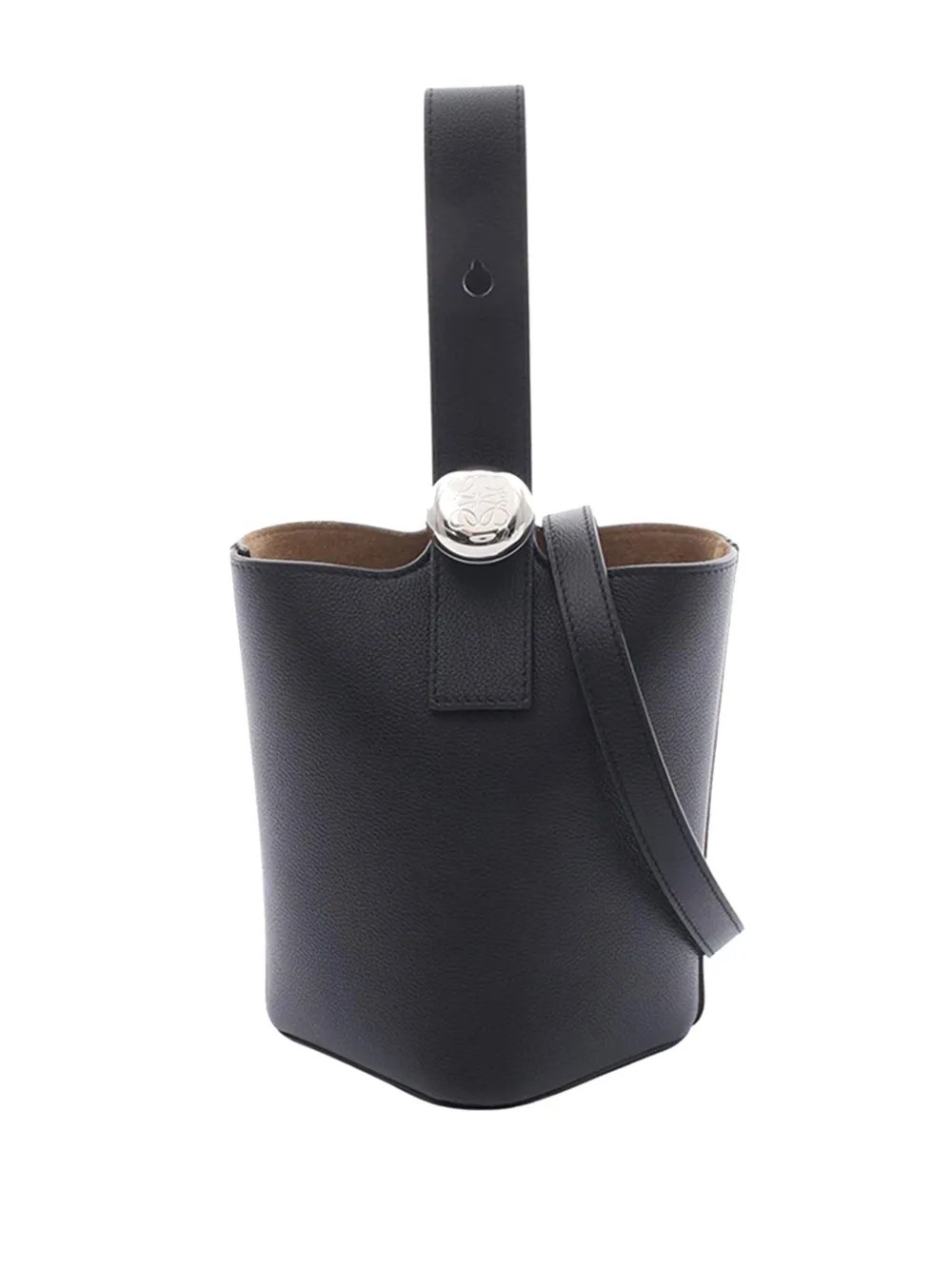 2010-2026 Mini Soft Grained Calfskin Pebble Bucket Bag satchel