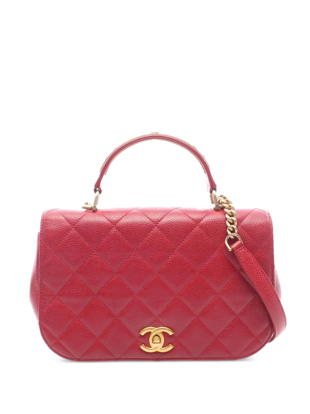 2017-2018 matelassé logo-plaque shoulder bag