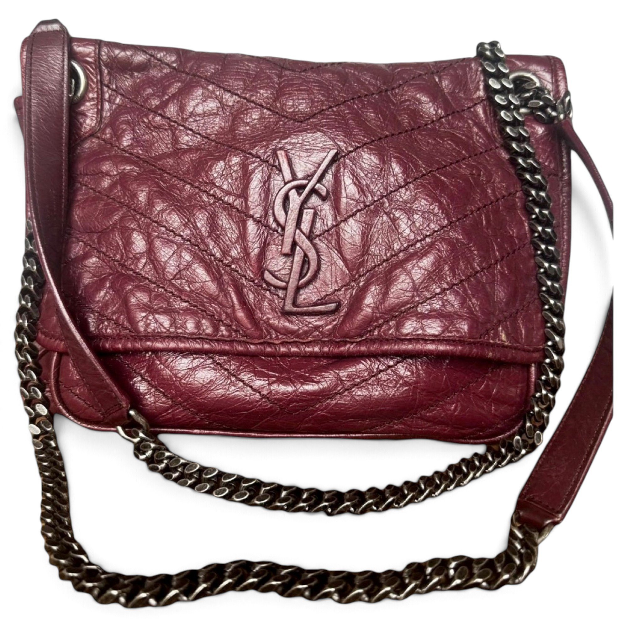 Collége monogramme leather handbag