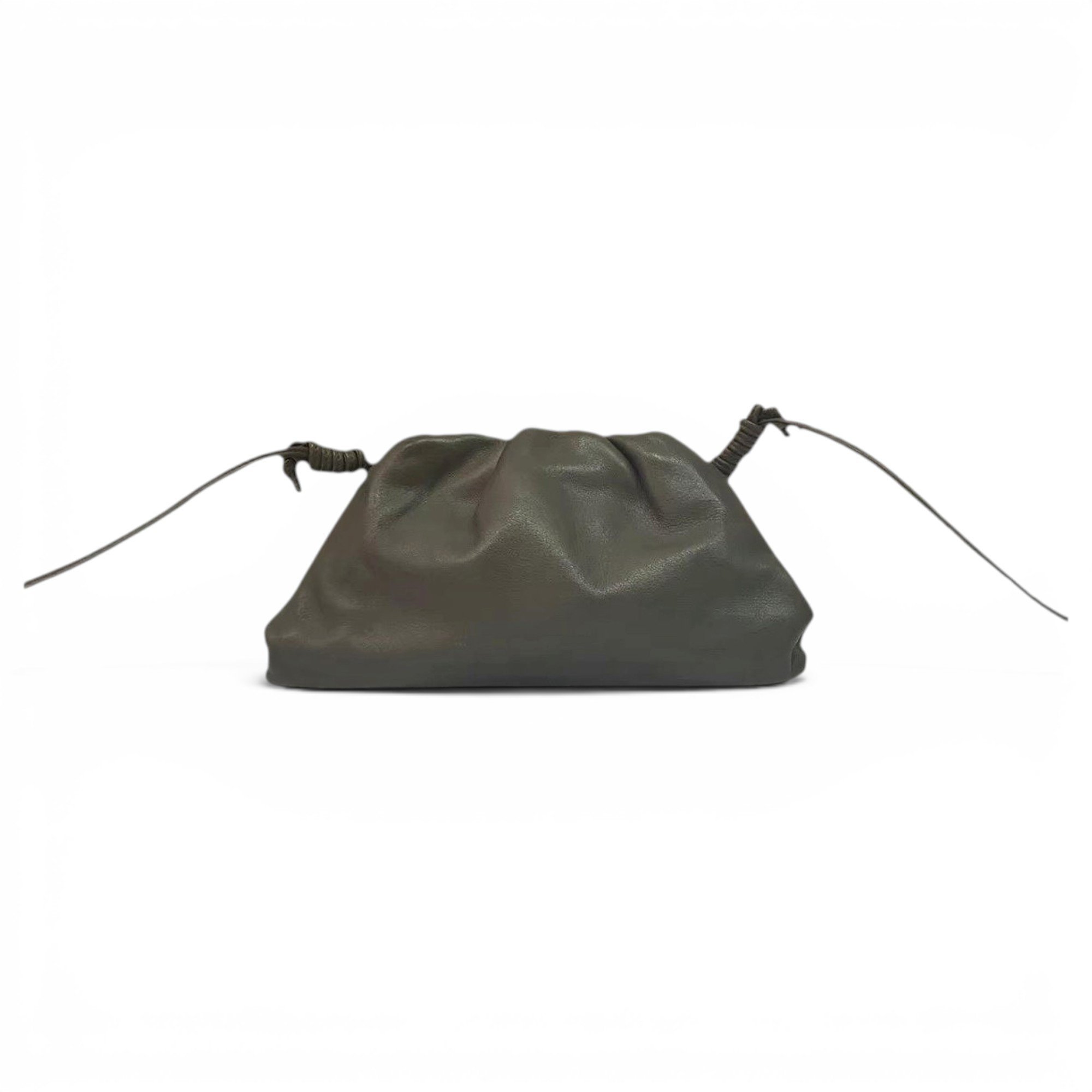Pouch leather handbag