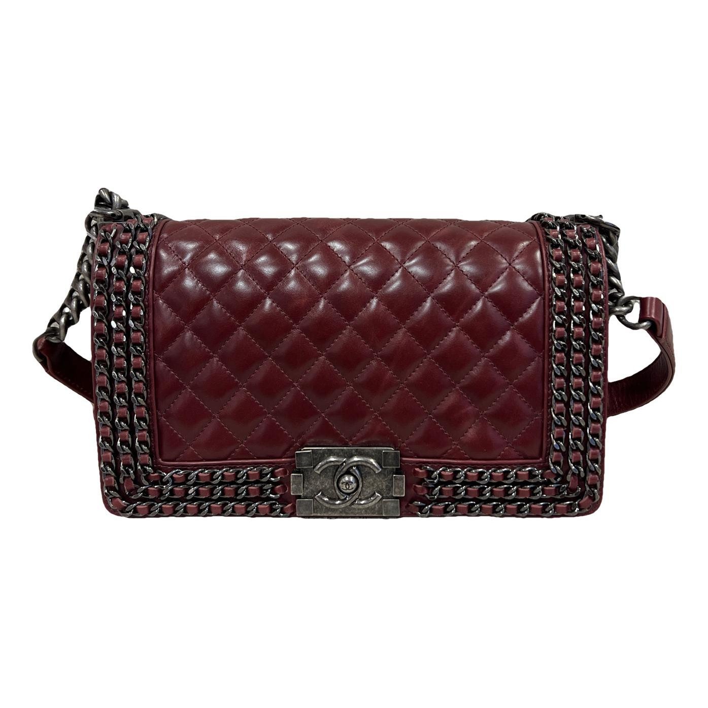Boy leather crossbody bag