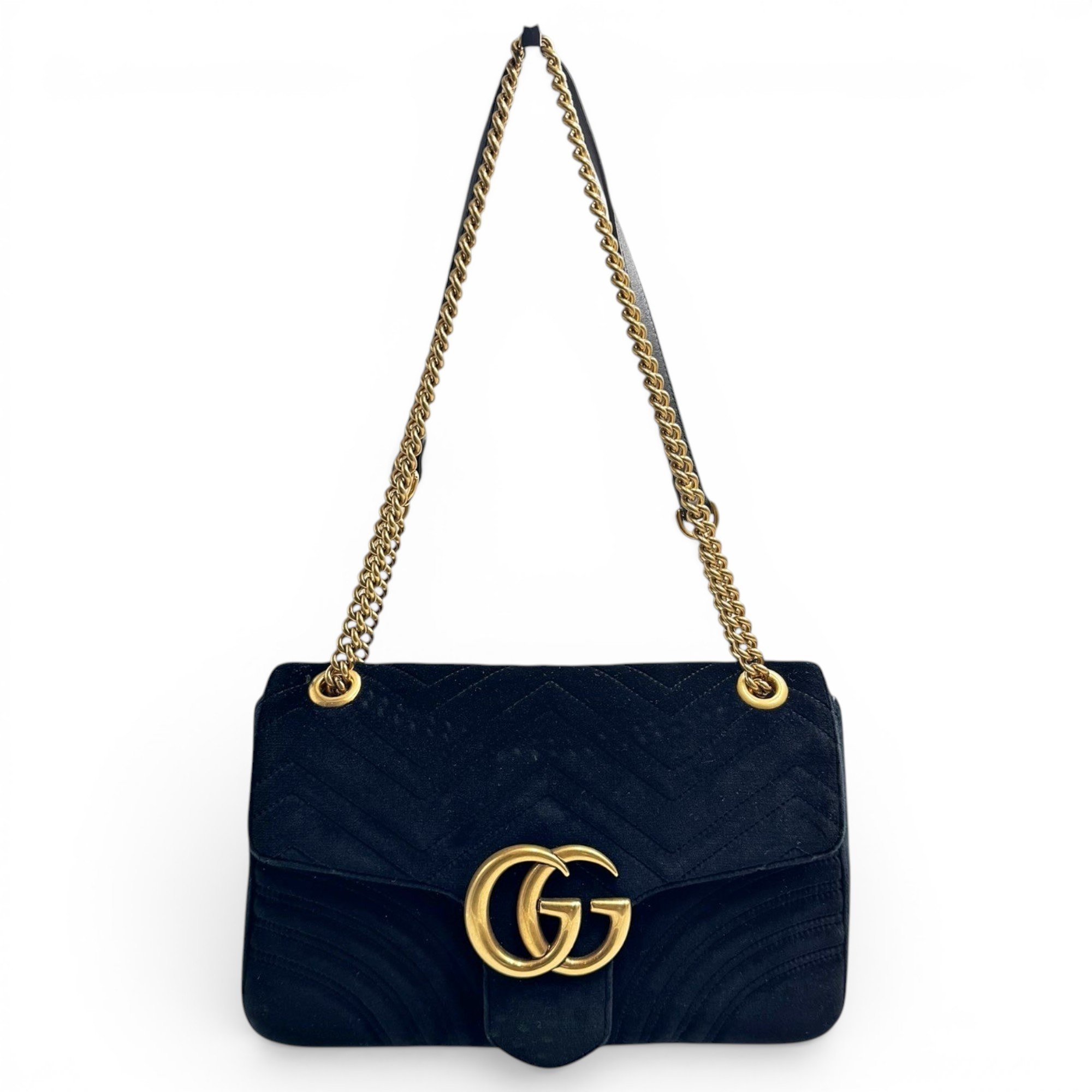 Marmont velvet crossbody bag