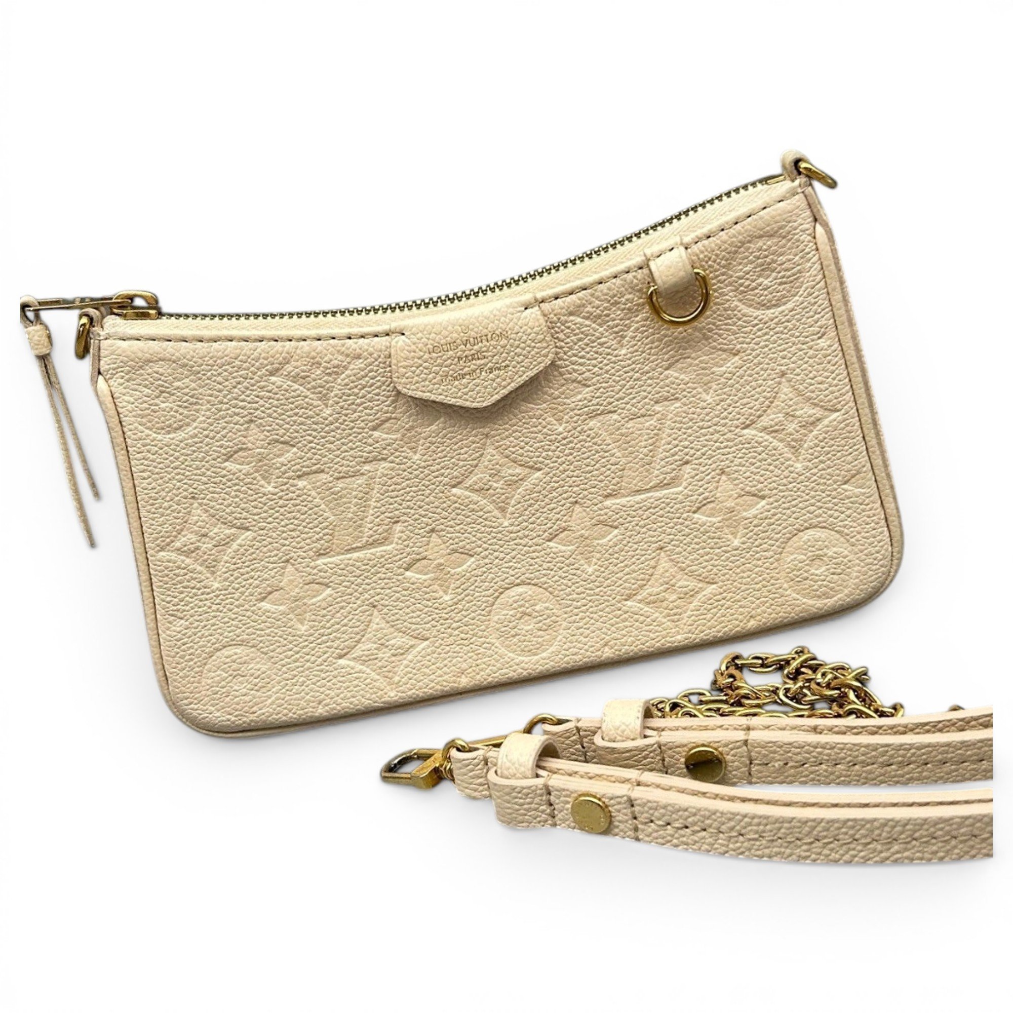Easy Pouch On Strap leather handbag