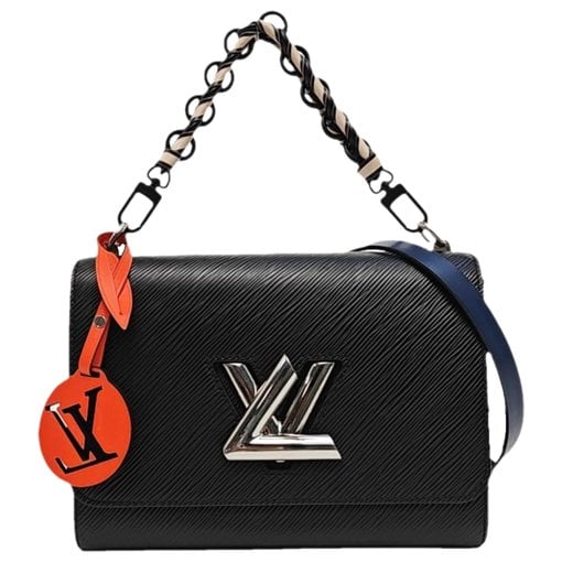 Twist leather handbag