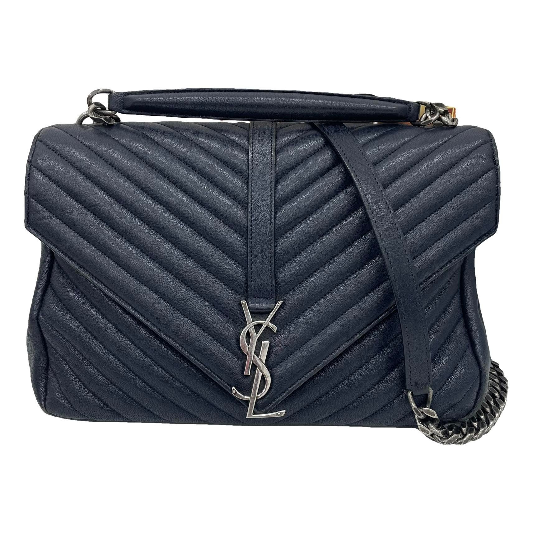 Collége monogramme leather handbag
