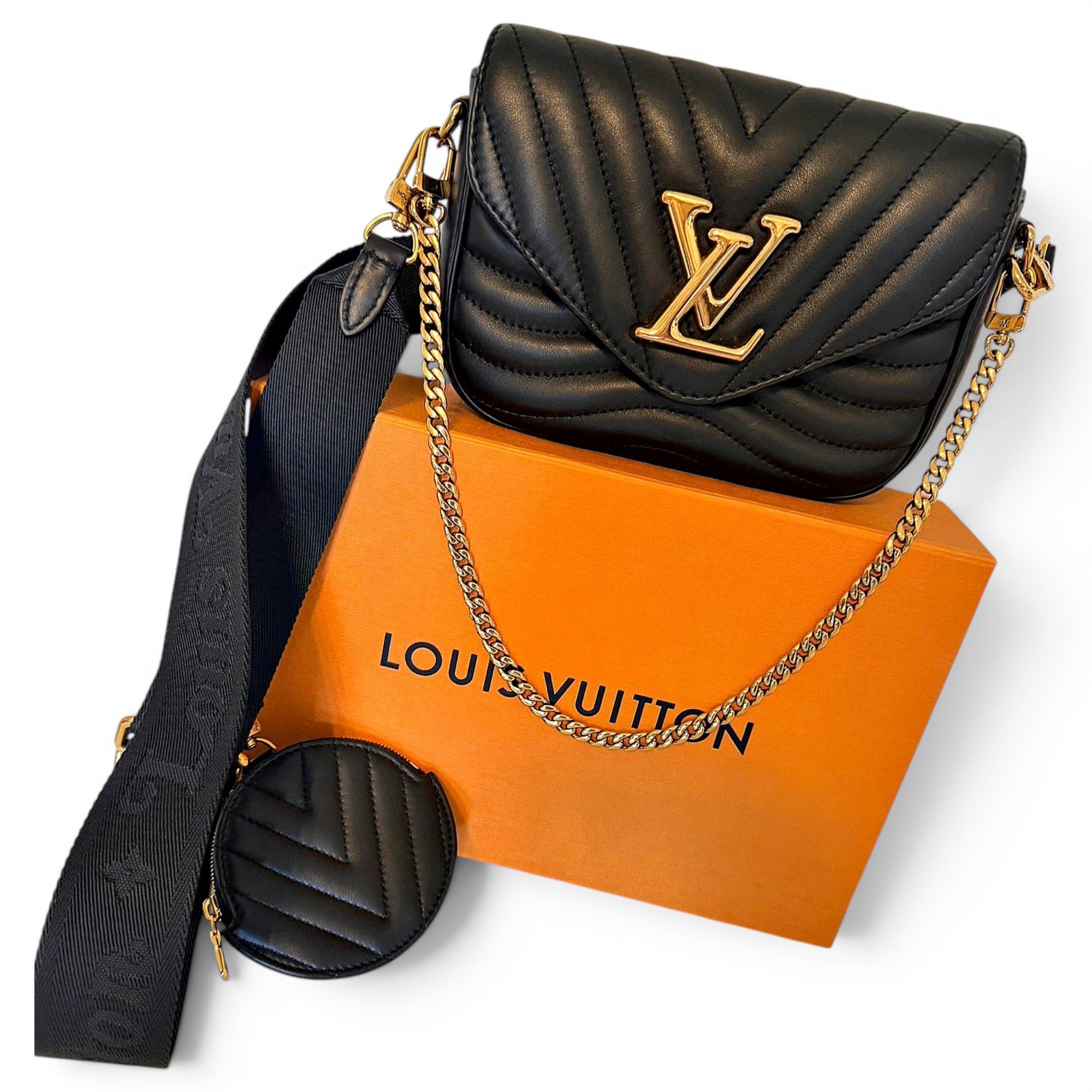 Multi-Pochette New Wave pony-style calfskin handbag