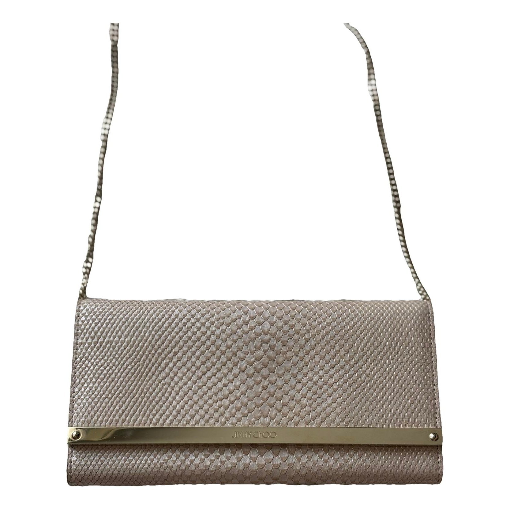 Leather clutch bag