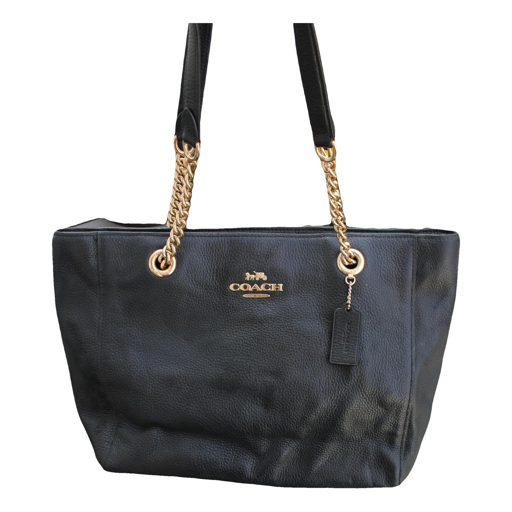 Leather tote