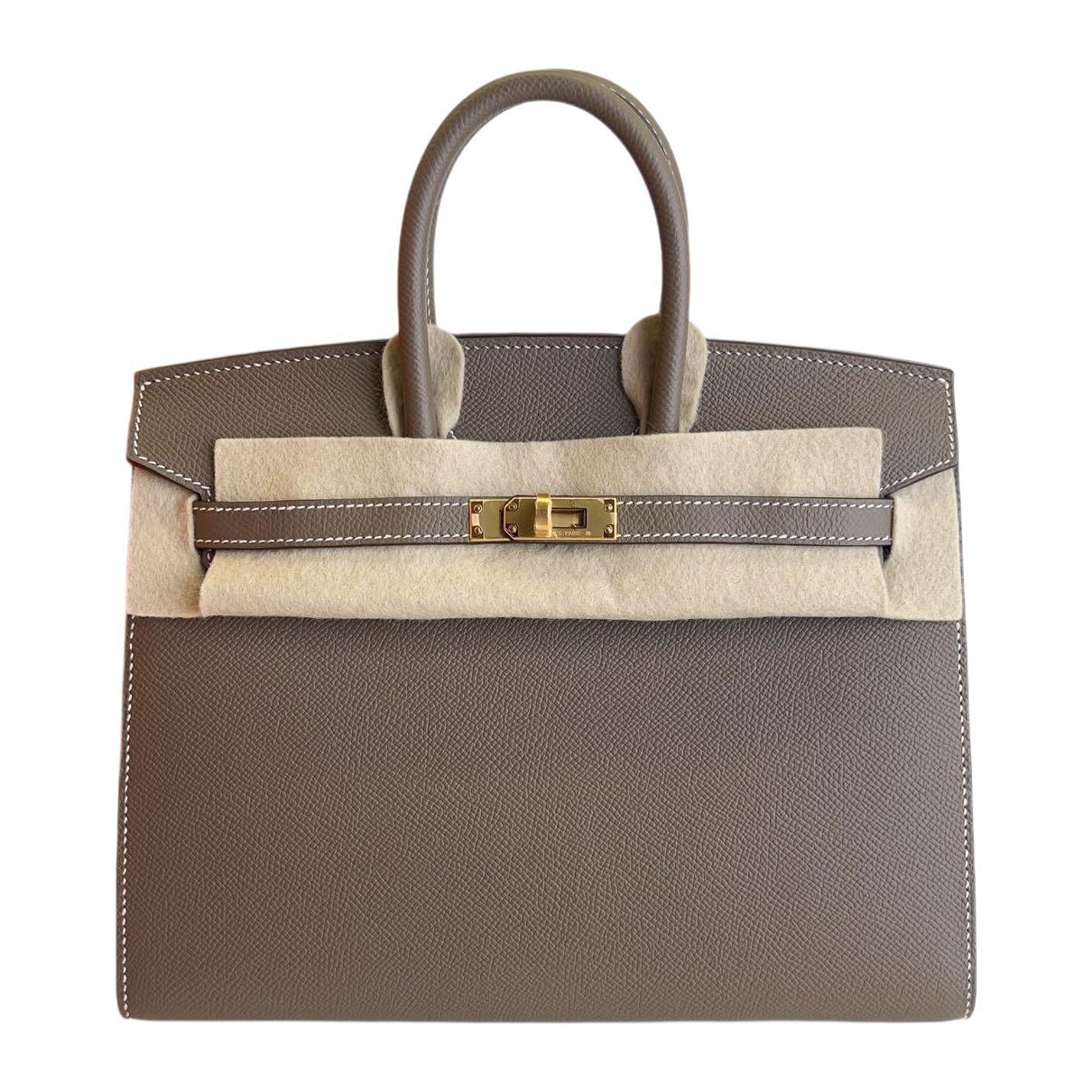 Birkin 25 leather handbag