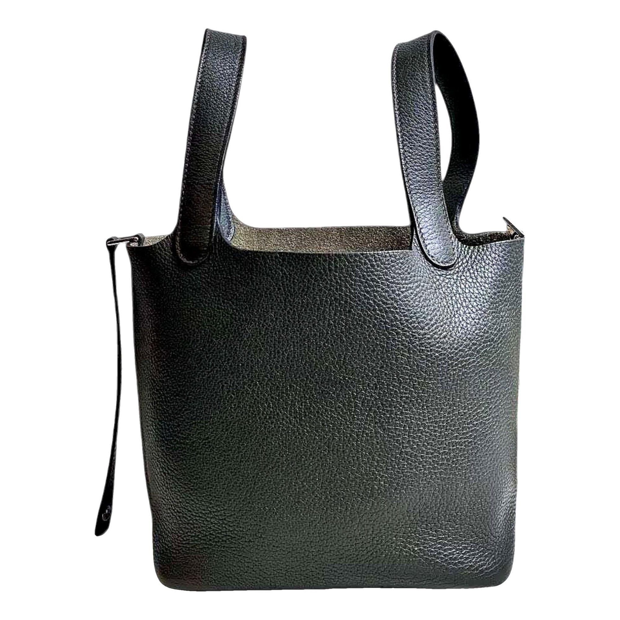 Picotin leather handbag