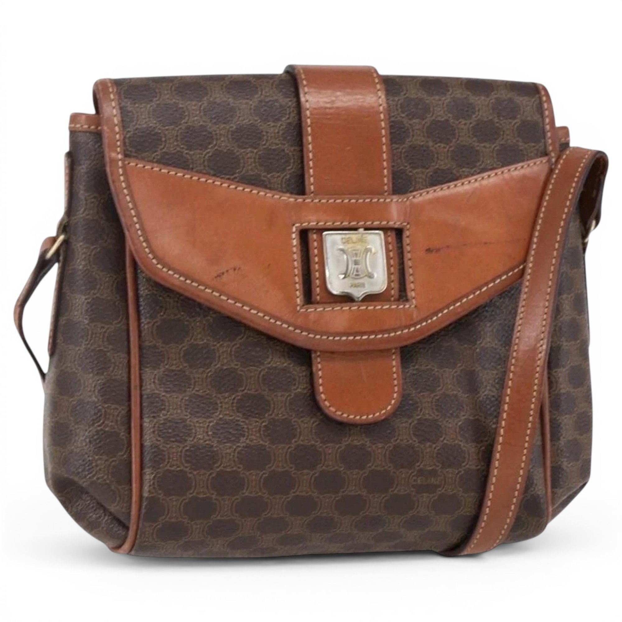 Leather handbag