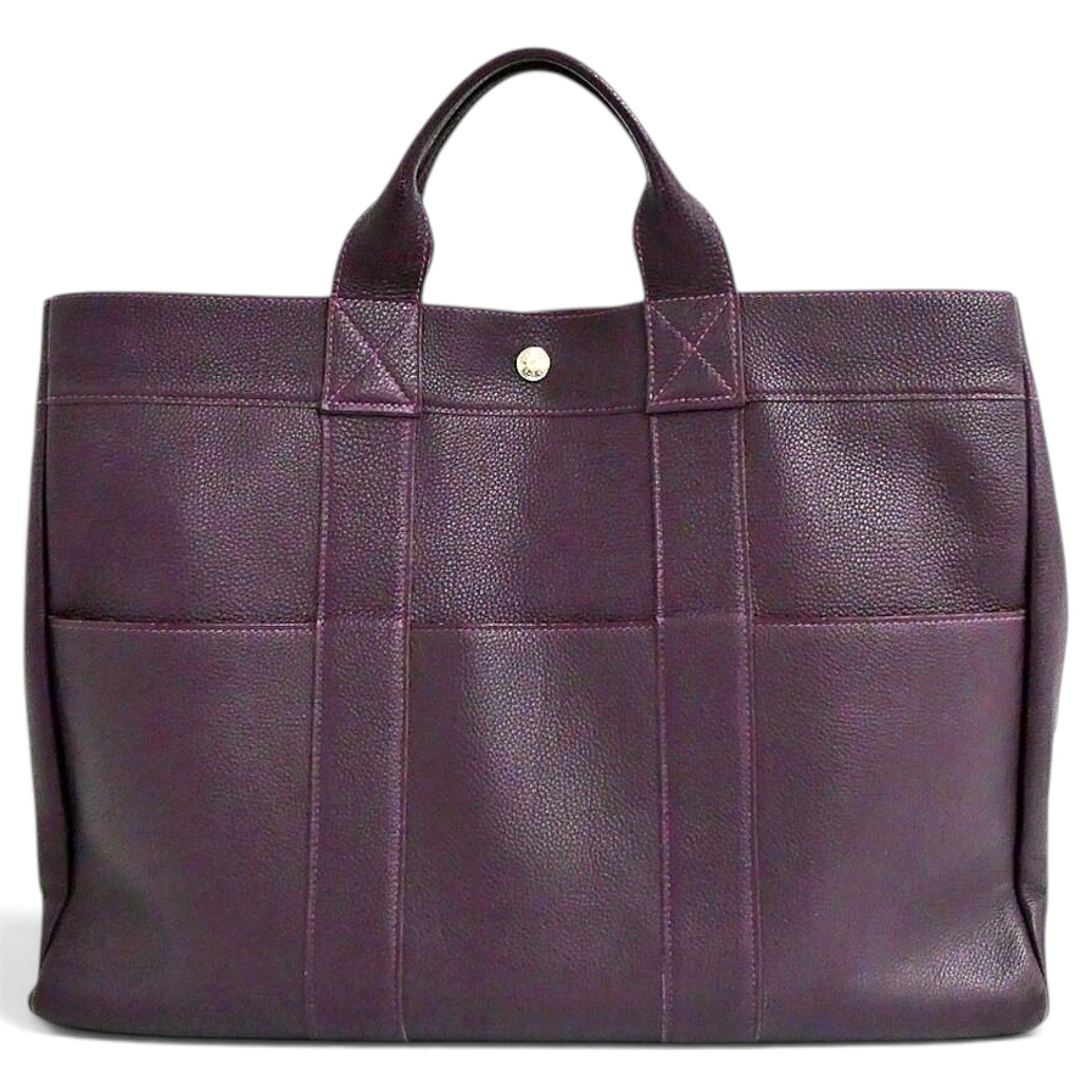 Leather tote