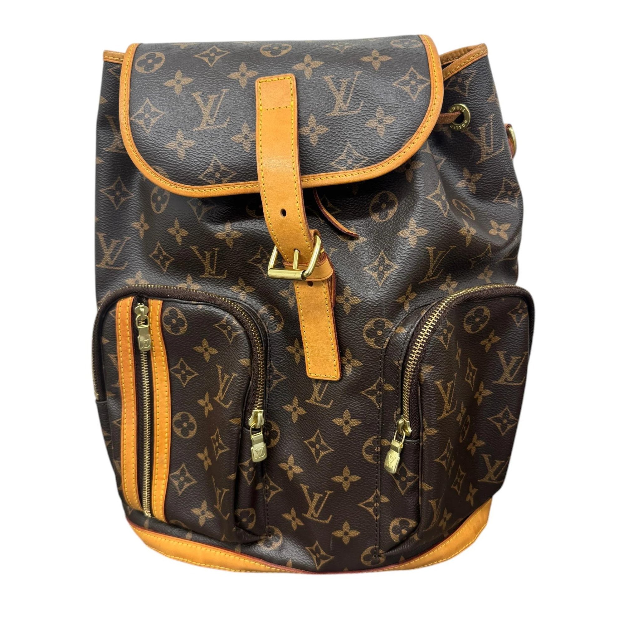Leather backpack