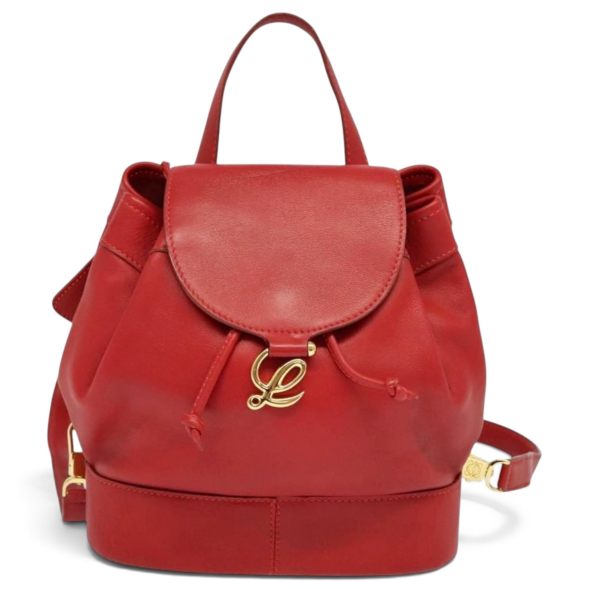 Leather backpack