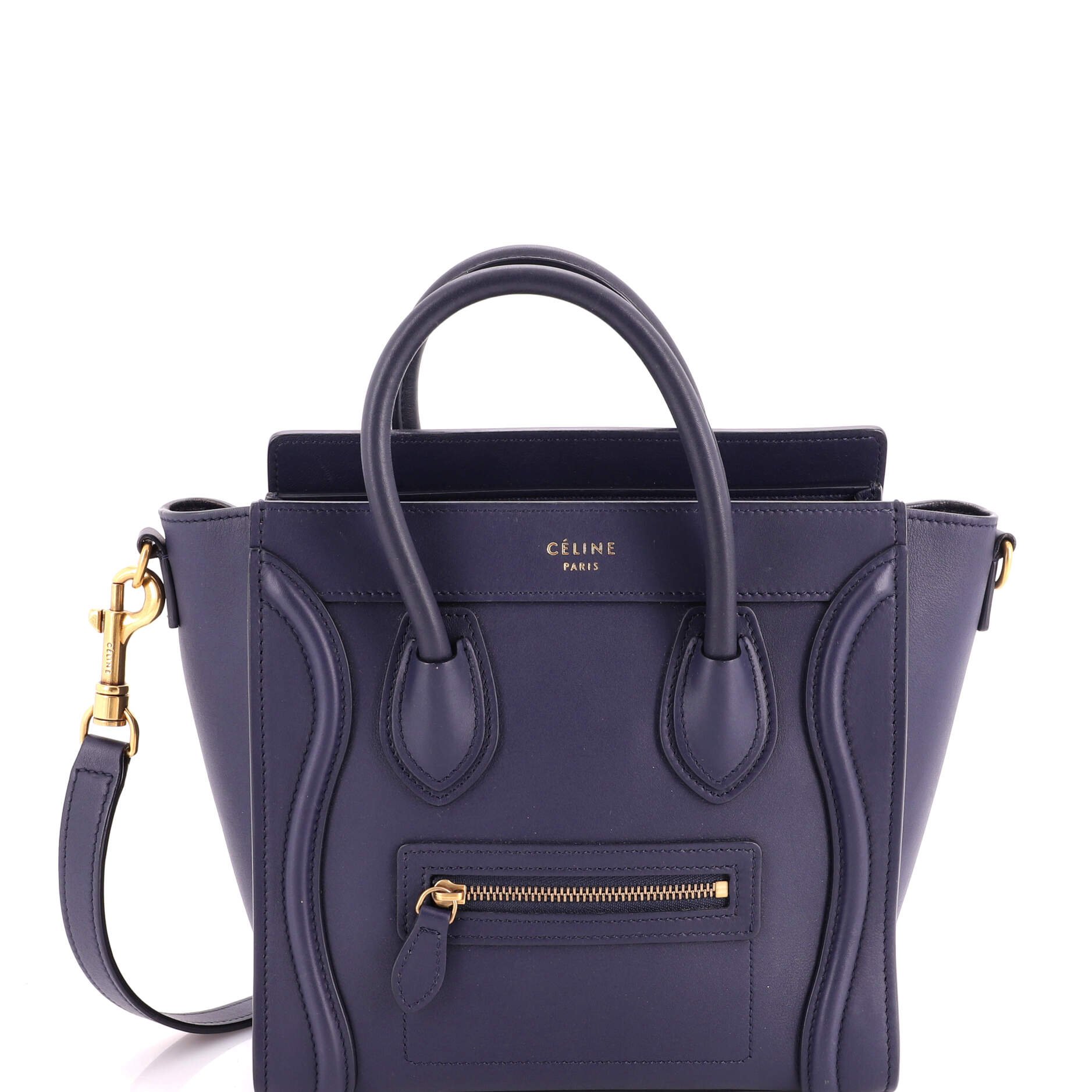 Luggage Bag Smooth Leather Nano