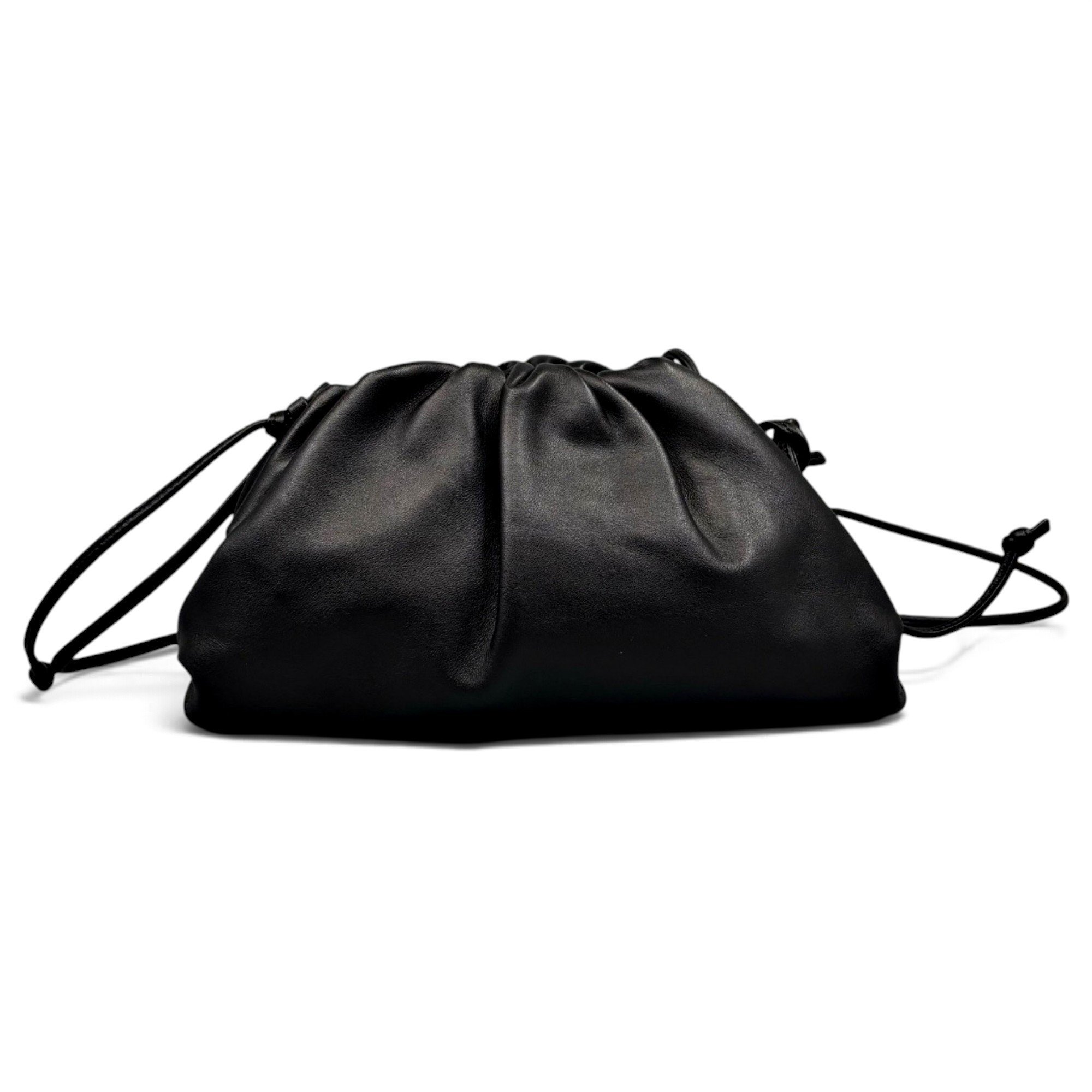Pouch leather crossbody bag