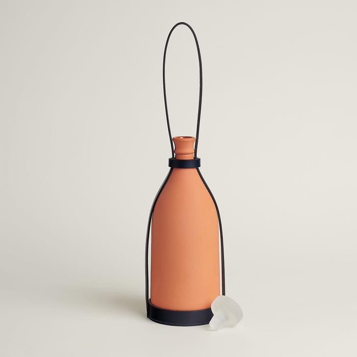 Bleu Indigo Carafe In Terracotta GM