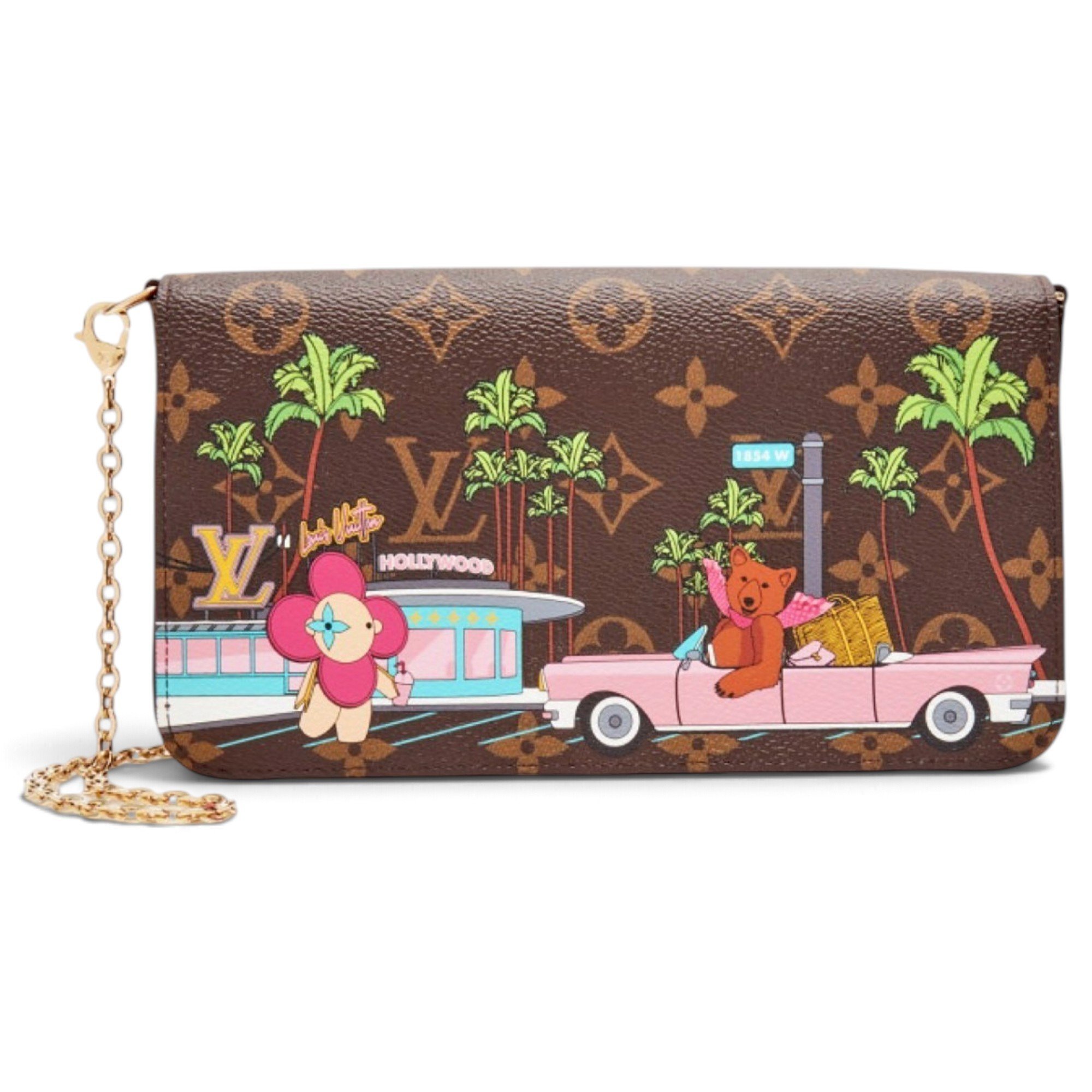 Félicie leather crossbody bag