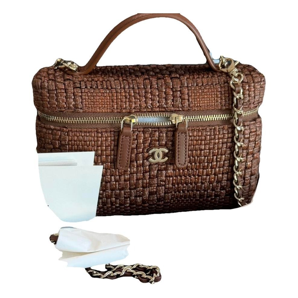 Trendy CC Vanity leather handbag