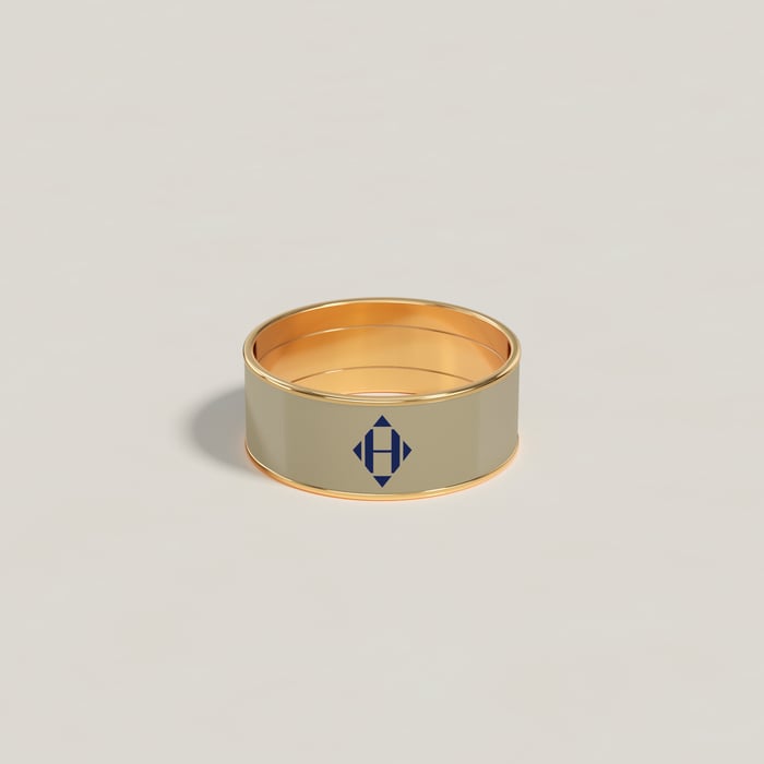 Marron Glacé Uni Ring, Medium Model