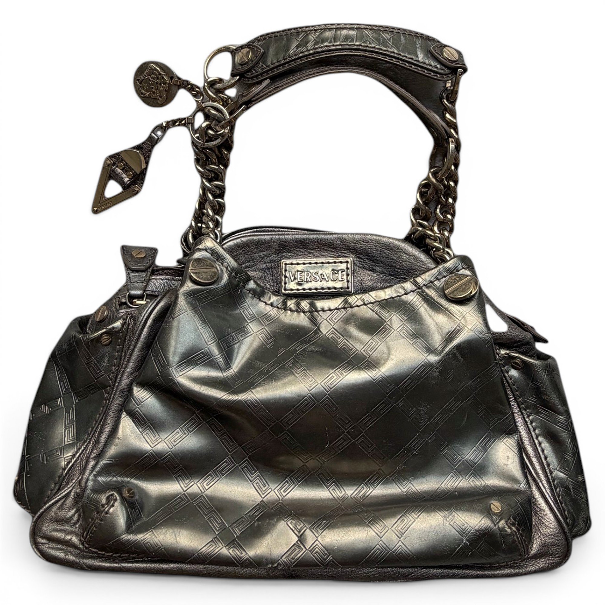 Leather handbag