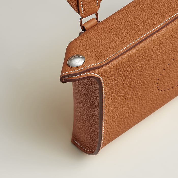 Naturel Sable Hermès Videpoches Bag