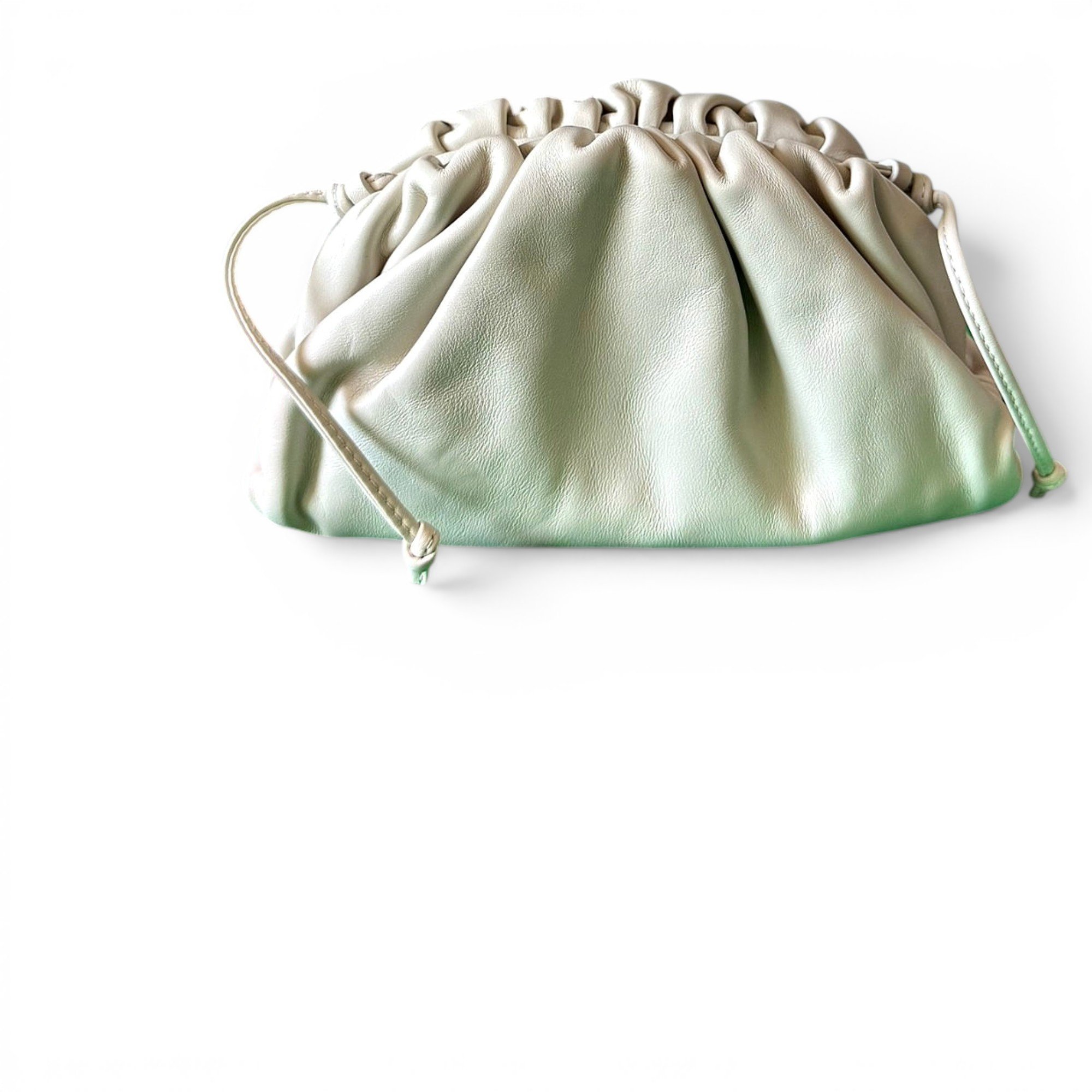 Pouch leather crossbody bag