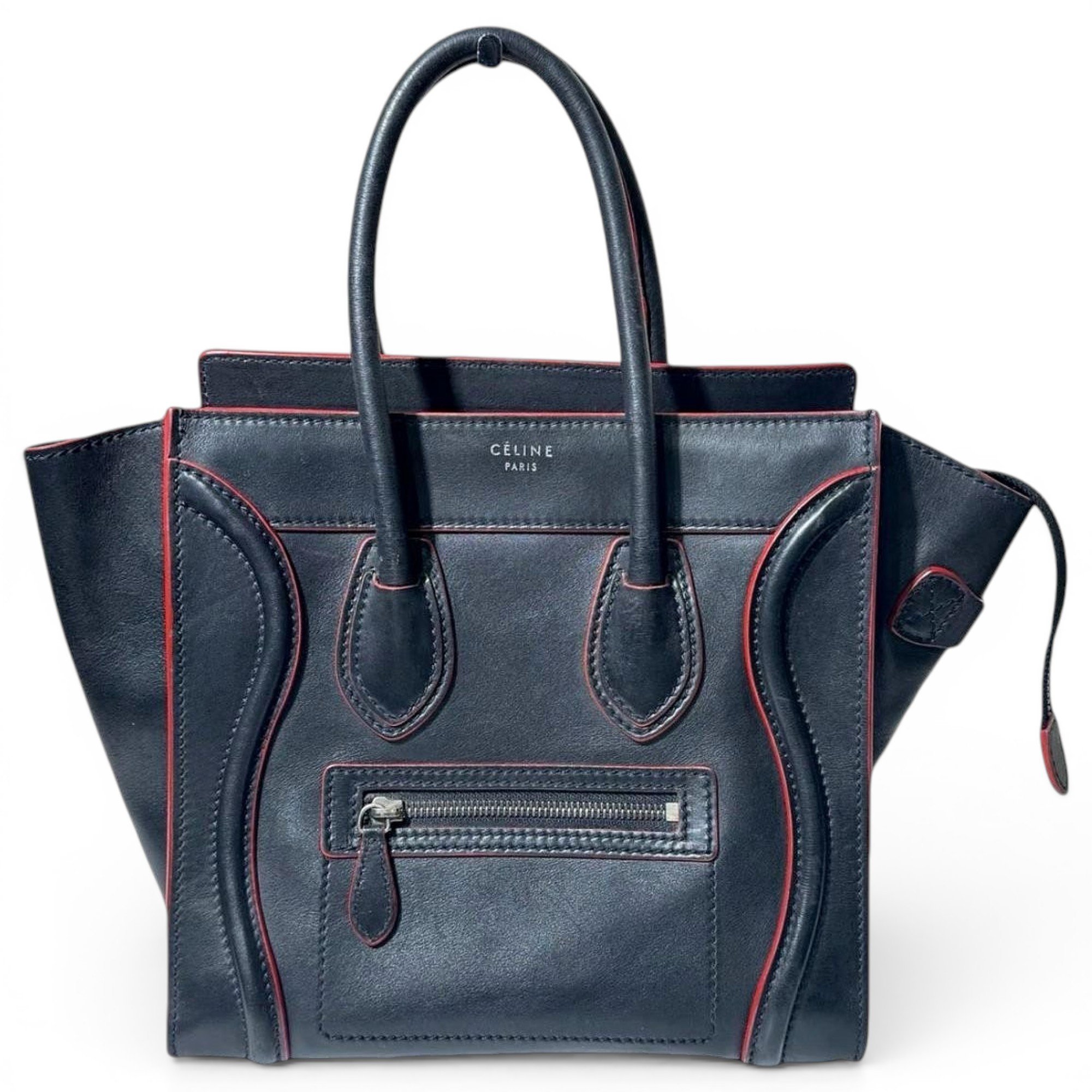 Luggage leather handbag