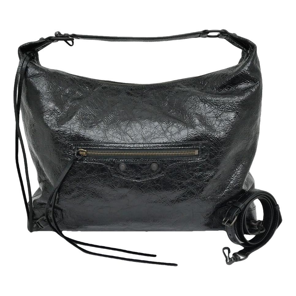 City leather bag
