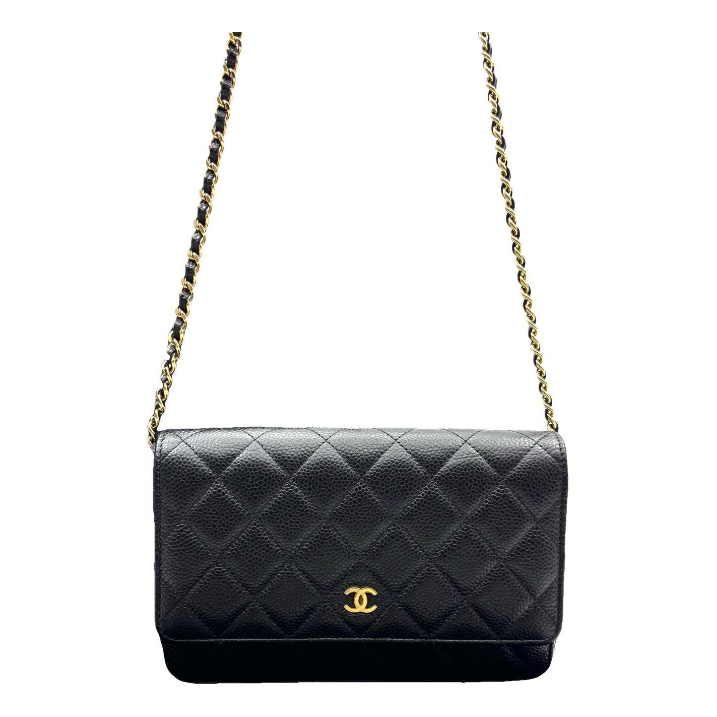 Wallet On Chain Timeless/Classique leather crossbody bag