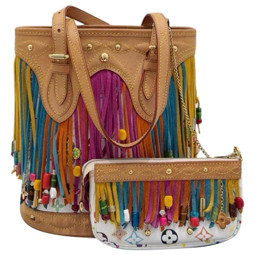 Bucket leather bag