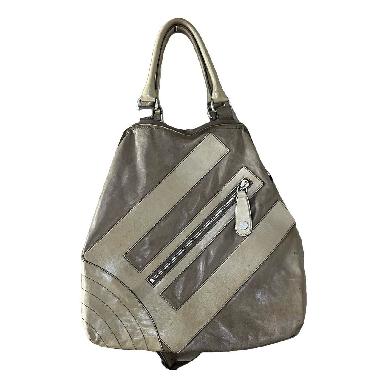 Leather tote