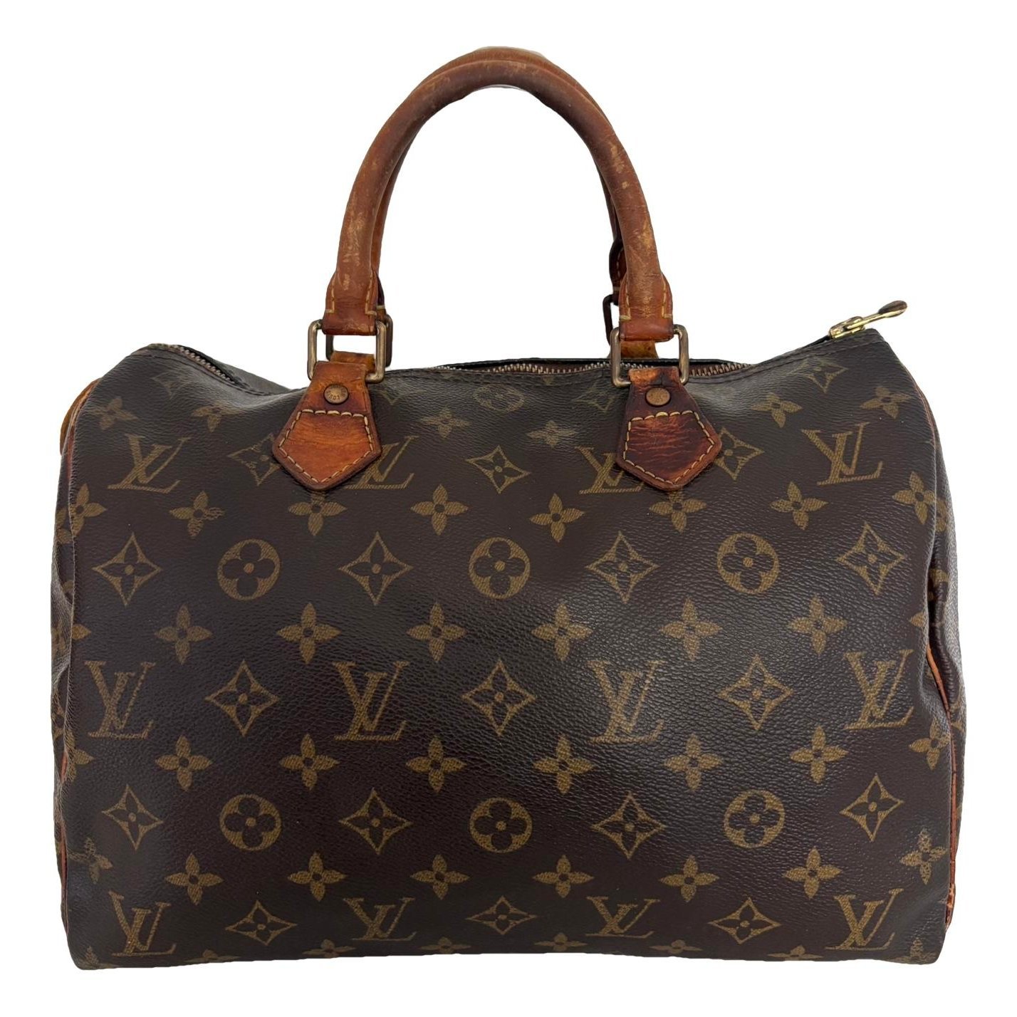 Speedy leather handbag