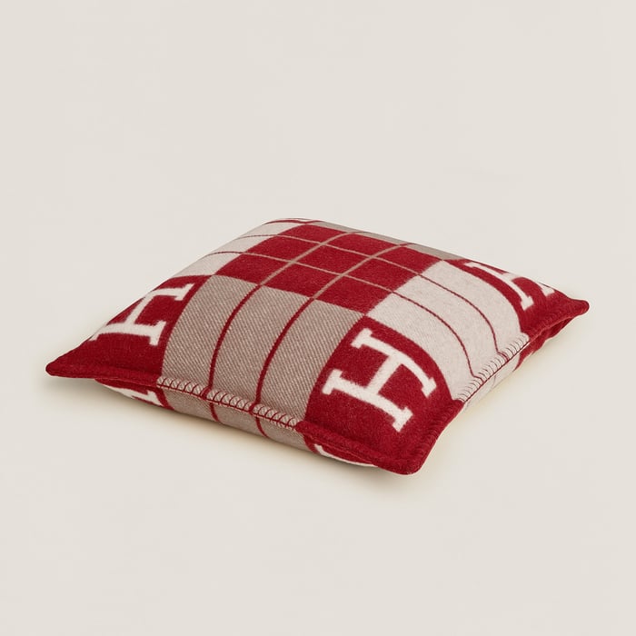 Écru Rouge H Avalon III Pillow, Small Model