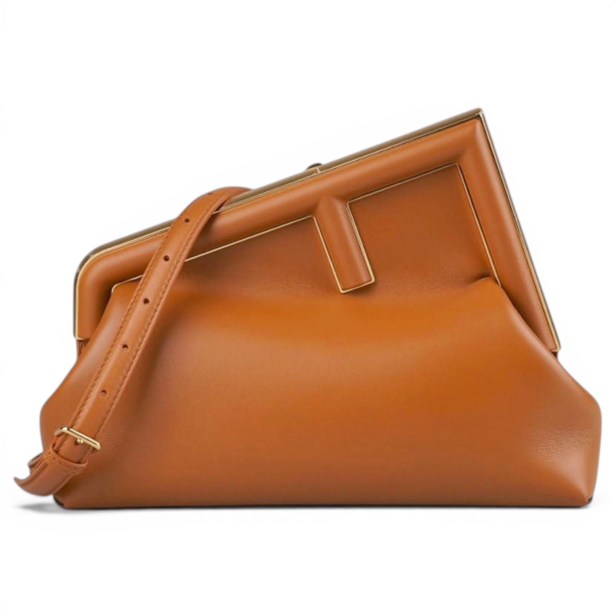 First leather crossbody bag