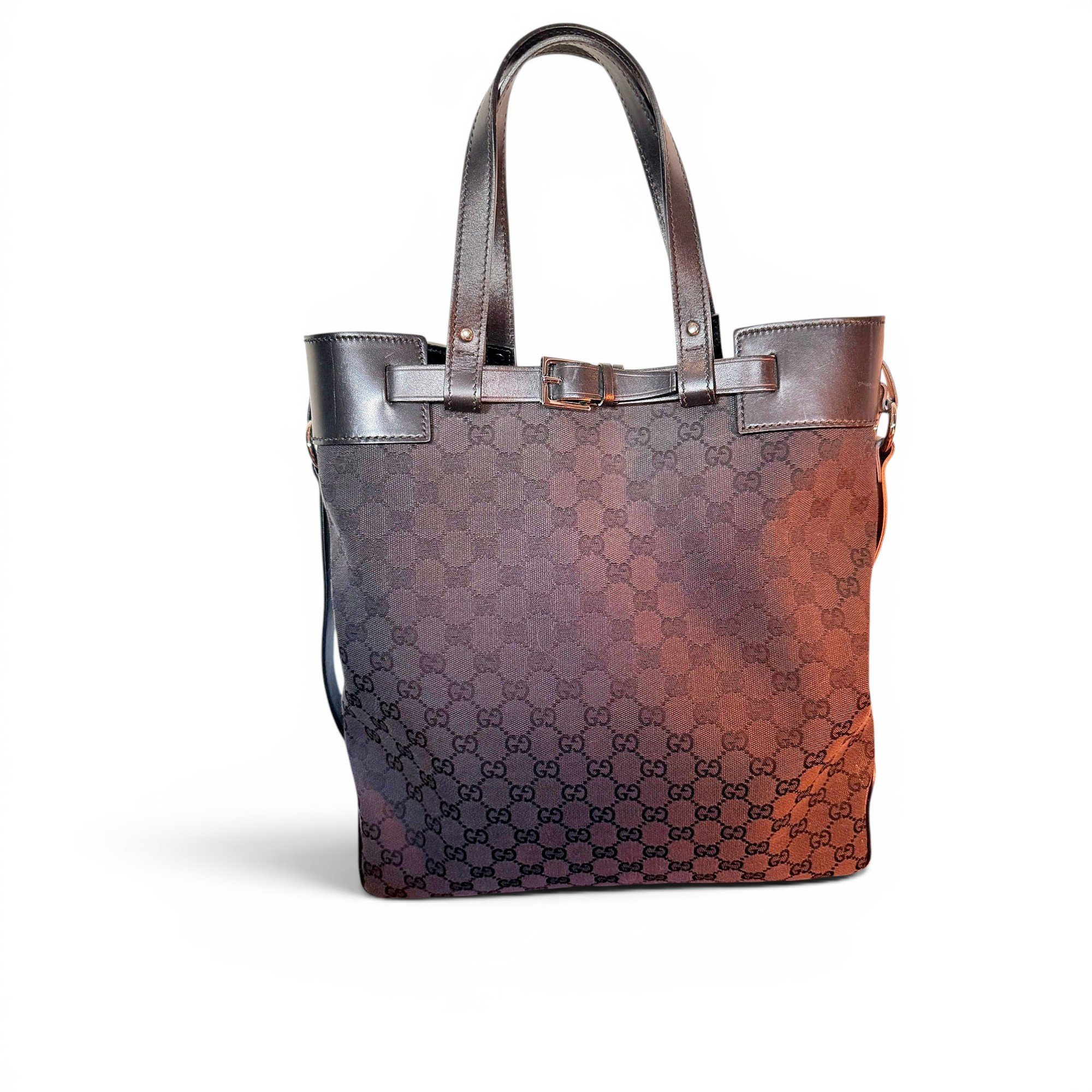 Leather tote