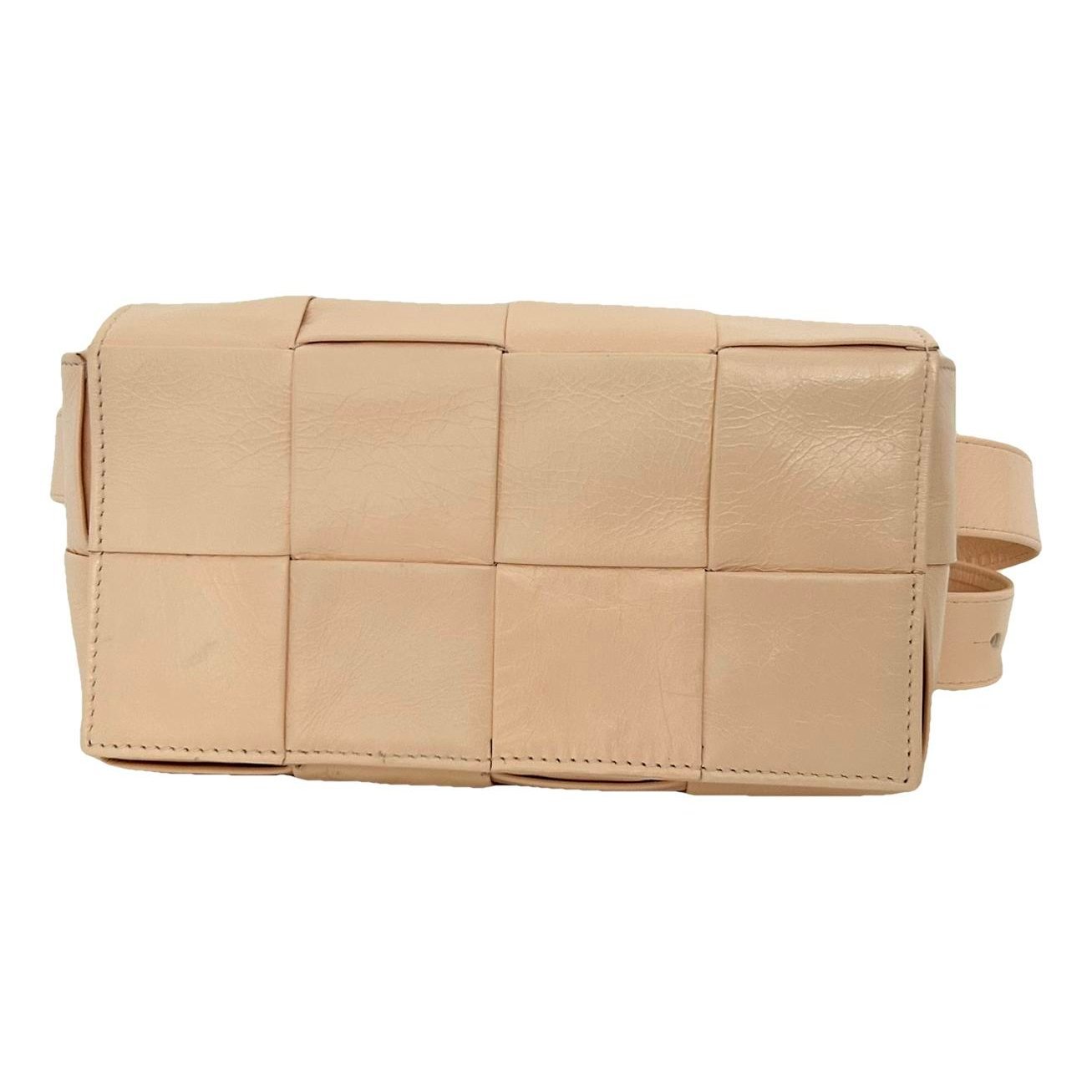 Cassette leather handbag