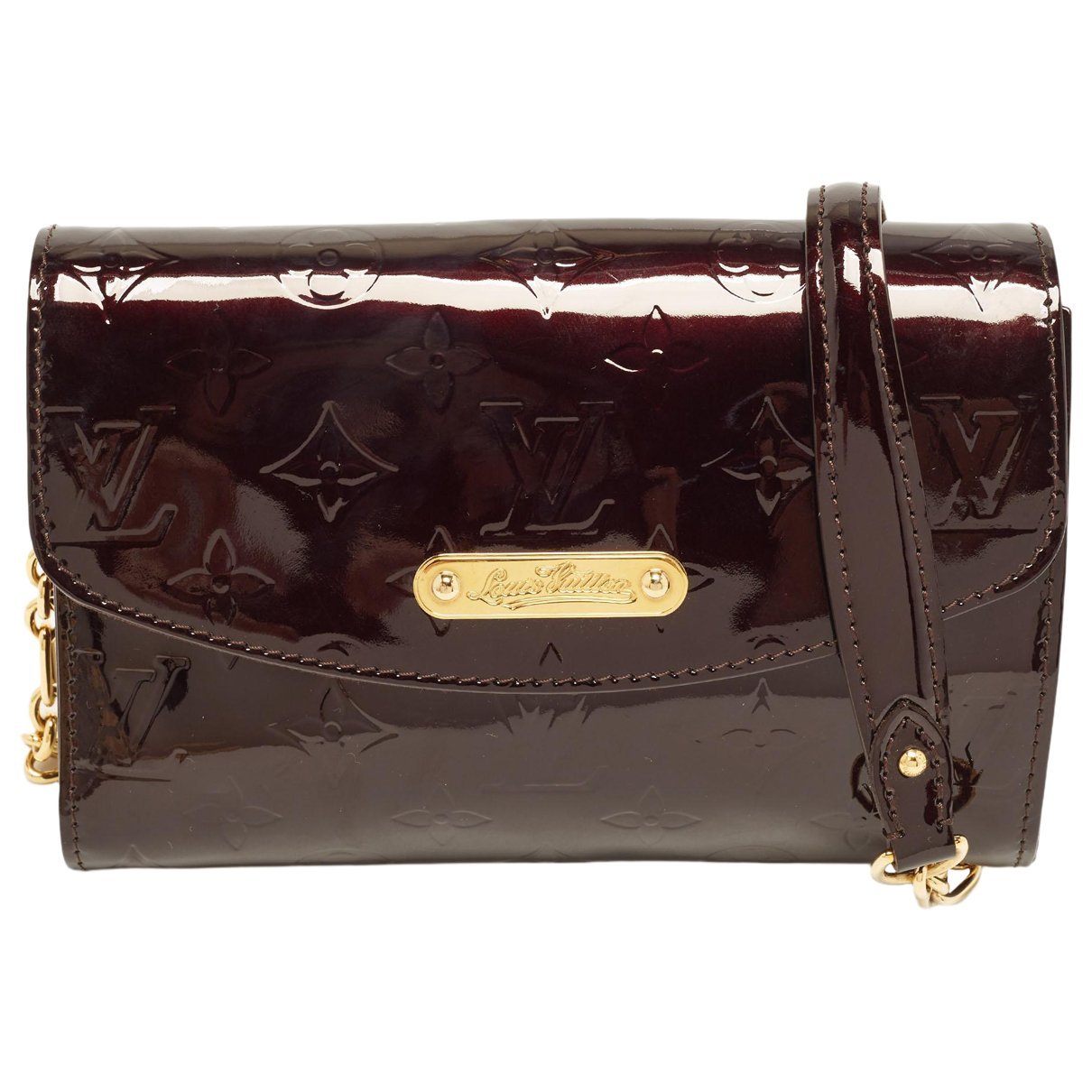 Patent leather handbag
