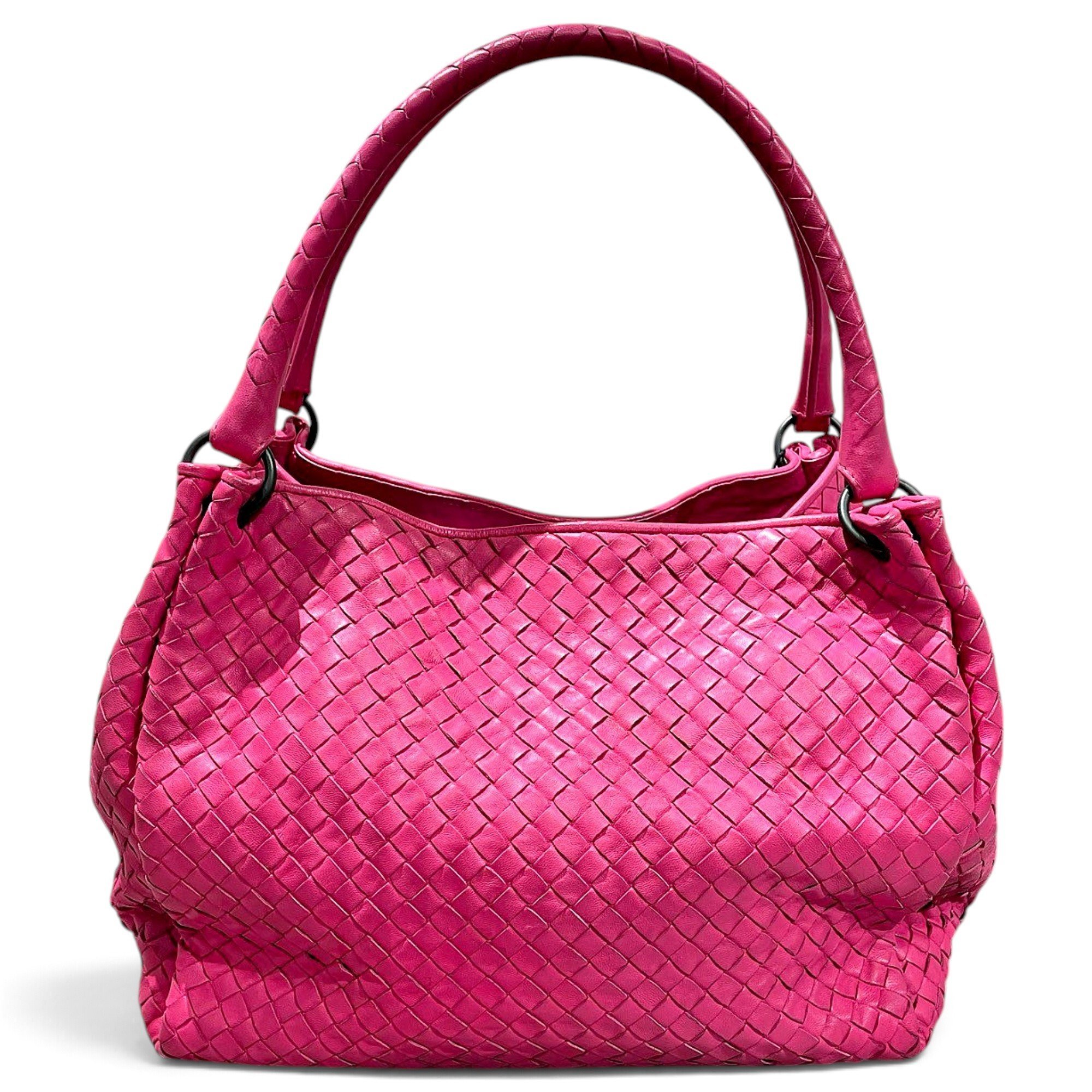Parachute leather handbag