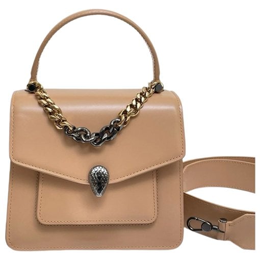 Serpenti leather handbag