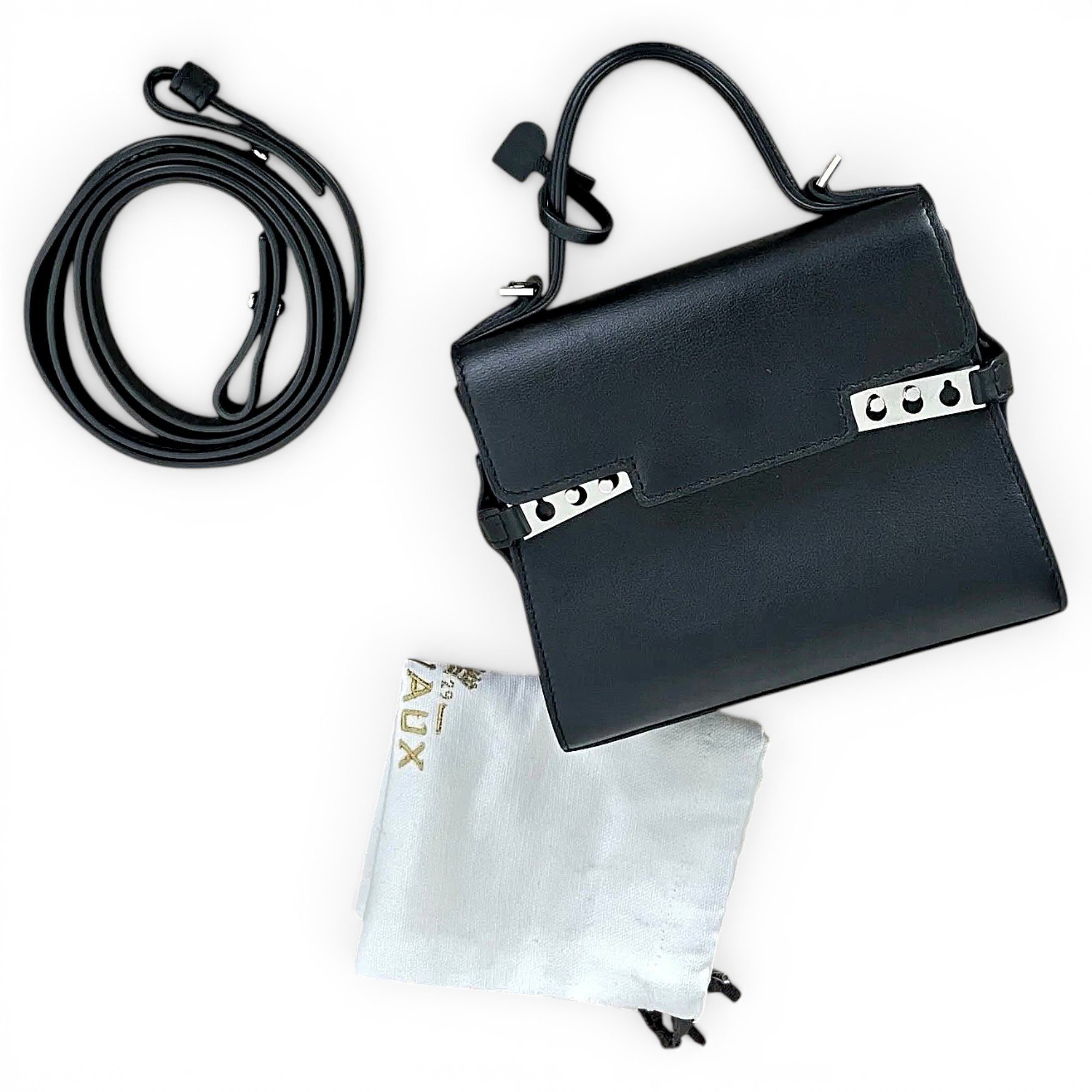Tempête leather crossbody bag