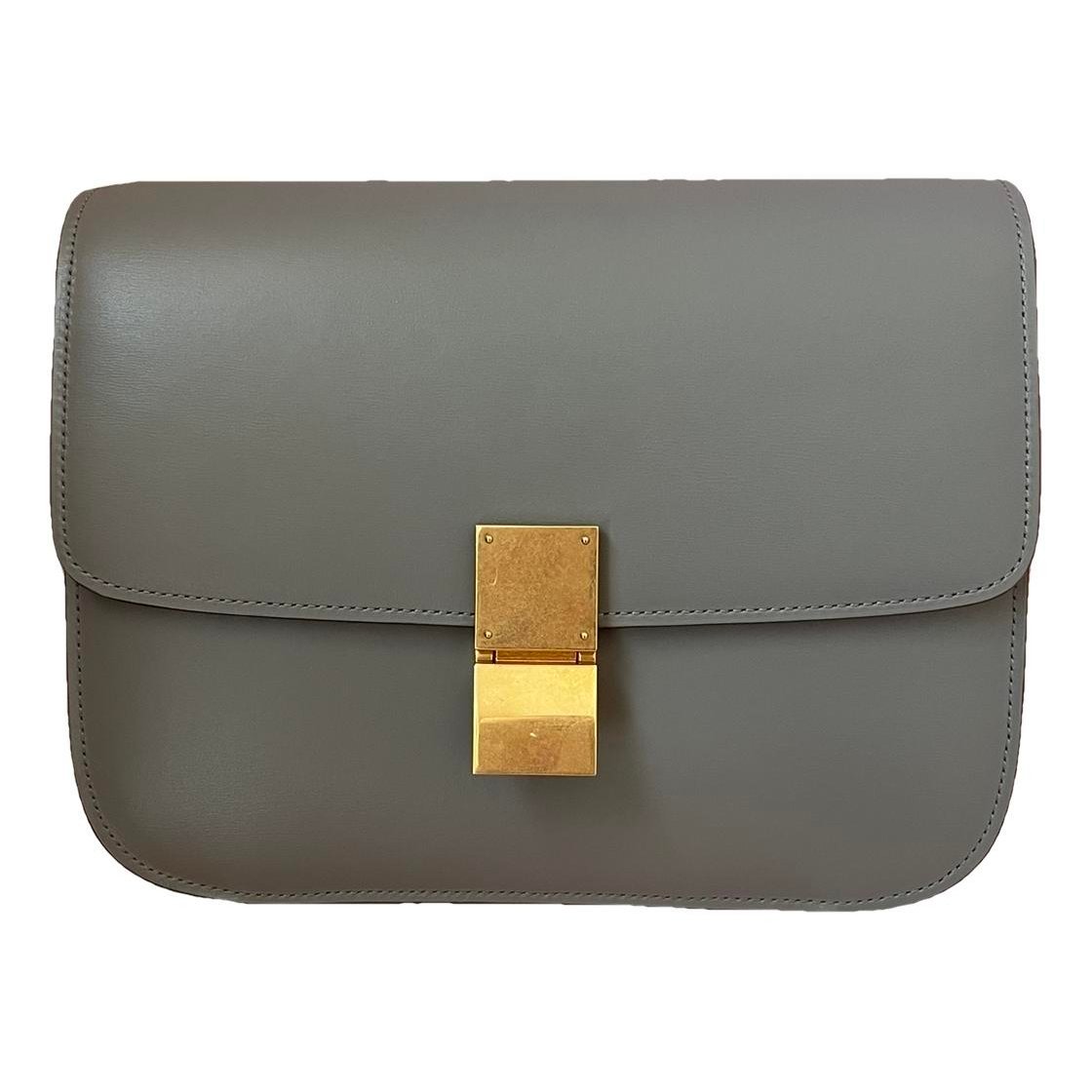 Classic leather crossbody bag